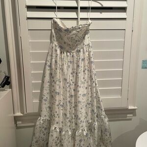 Floral Maxi Dress with Spaghetti Straps